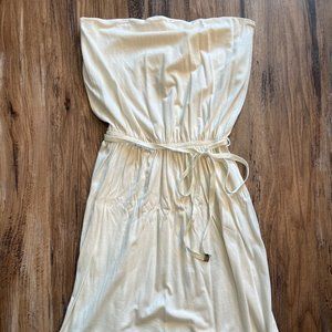 White Sleeveless Mini Dress